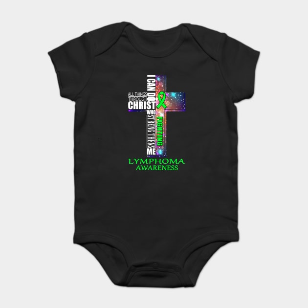 LYMPHOMA Awaneress Support LYMPHOMA Christmas Gifts Baby Bodysuit by ThePassion99